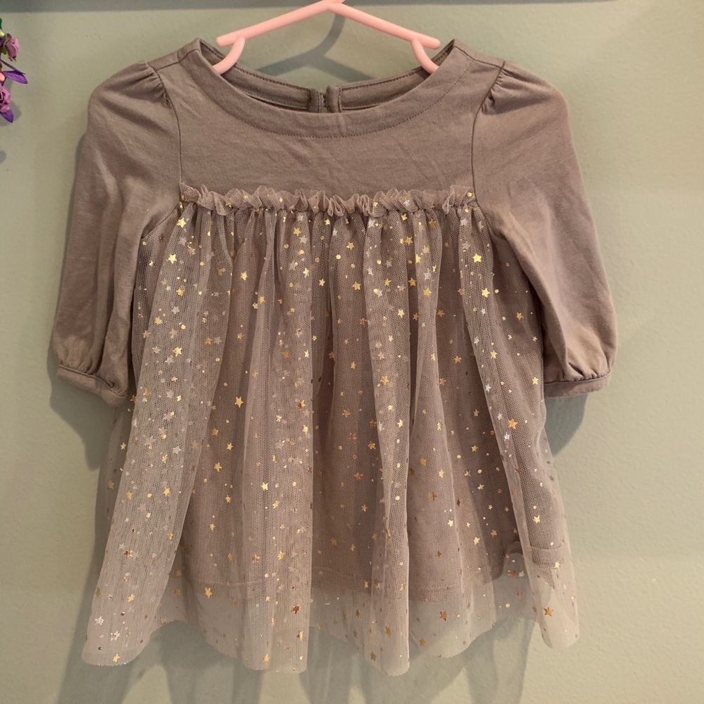 Sparkly star tulle dress
